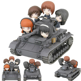 [FIG]PD19 ぺあどっと ガールズ&パンツァー IV号戦車D型改(F2型仕様) エンディングVer. 完成品 フィギュア ピットロード