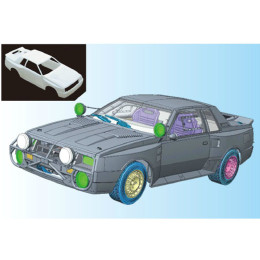[PTM]BEEMAX No.4 1/24 TA64 セリカ ’85 サファリラリー仕様 プラモデル アオシマ