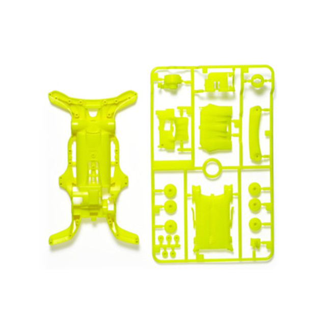 [PTM]95202 ミニ四駆限定 AR蛍光カラーシャーシセット（イエロー） タミヤ