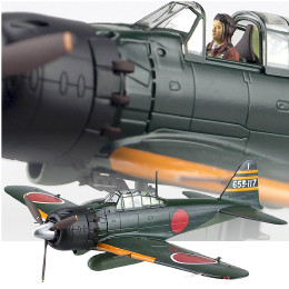 [FIG]ダイキャストモデル No.03 1/48 三菱A6M5 零式艦上戦闘機 五二型 第653海軍航空隊 完成品 スカイネット(アオシマ)