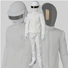 [FIG]リアルアクションヒーローズ No.735 RAH DAFT PUNK(WHITE SUITS Ver.) THOMAS BANGALTER メディコム・トイ