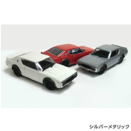 [MDL]DISM No.167 1/43 KPGC110 ケンメリスカイライン HT 2000GT-R(シルバーメタリック) ミニカー アオシマ