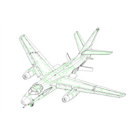 [PTM]02872 1/48 EKA-3B スカイウォーリアー プラモデル トランペッター