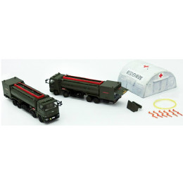 [PTM]技MIX AC922 航空装備品2 空自 燃料給油車セット プラモデル トミーテック