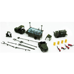 [PTM]技MIX AC923 航空装備品3 空自 牽引車セット プラモデル トミーテック