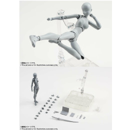 [FIG]S.H.Figuarts(フィギュアーツ) ボディちゃん DX SET (Gray Color Ver.) 完成品 可動フィギュア バンダイ