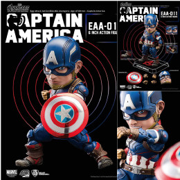 [FIG]Egg Attack Action キャプテン・アメリカ 完成品 Avengers: Age of Ultron フィギュア BeastKingdom(ビーストキングダム)