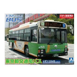 [PTM]1/32 バス No.35 東京都交通局バス(いすゞエルガ/ノンステップ 路線) アオシマ