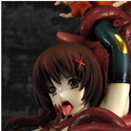 [FIG](再販)HENTAI vol.03 封魔忍姫 神楽 触手壊穴編 ブラックver. 1/7完成品 フィギュア レチェリー