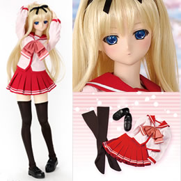 [DOL]Dollfie Dream Dynamite(ドルフィードリーム ダイナマイト) DDdy 久寿川ささら用 ささらのToHeart2制服セット ドール用衣装 ボークス