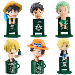 [FIG](BOX)お茶友シリーズ ONE PIECE(ワンピース) 海賊たちのバカンス フィギュア メガハウス