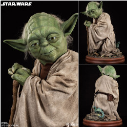 [買取]等身大スタチュー ヨーダ スター・ウォーズ 1/1完成品 フィギュア サイドショウ