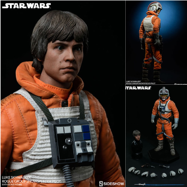 [FIG] Heroes of the Rebellion(ヒーロー・オブ・レベリオン) ルーク・スカイウォーカー(ローグ中隊/スノースピーダー・パイロット版) スター・ウォーズ エピソード5/帝国の逆襲 1/6完成品 フィギュア サイドショウ