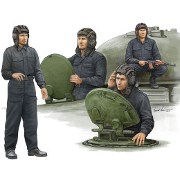 [PTM]00435 1/35 ソビエト戦車兵4体セット プラモデル トランペッター