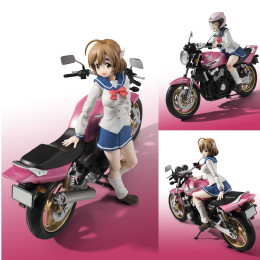 [FIG]S.H.Figuarts(フィギュアーツ) 佐倉羽音(制服)&CB400 SUPER FOUR(さくらはね) ばくおん!! 完成品 フィギュア バンダイ