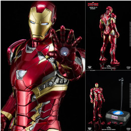 [FIG]1/9 ダイキャスト フィギュア シリーズ シビル・ウォー/キャプテン・アメリカ アイアンマン Mark46 完成品 フィギュア(DFS041) キングアーツ