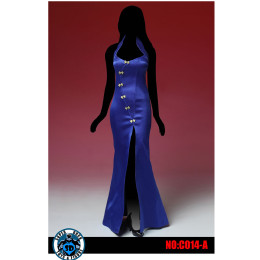 [DOL]1/6 チョンサム ドレス セット ブルー ドール用衣装(C014-A) スーパーダック