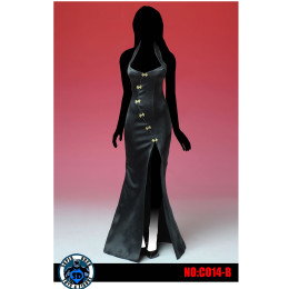 [DOL]1/6 チョンサム ドレス セット ブラック ドール用衣装(C014-B) スーパーダック