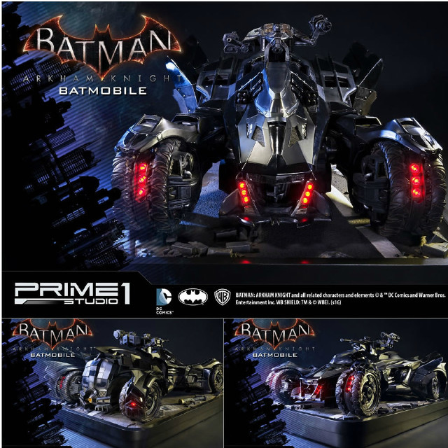 [FIG] ミュージアムマスターライン/ バットマン アーカム・ナイト バットモービル 1/10 ポリストーン ジオラマ スタチュー(MMDC-03) プライム1スタジオ