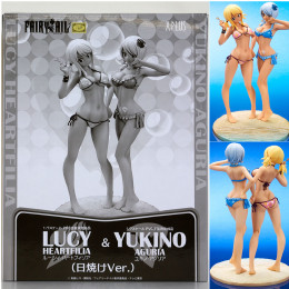 [FIG]エクスプラストイズ楽天限定 ルーシィ&ユキノ 限定日焼けVer.セット FAIRY TAIL(フェアリーテイル) 1/7フィギュア エクスプラス