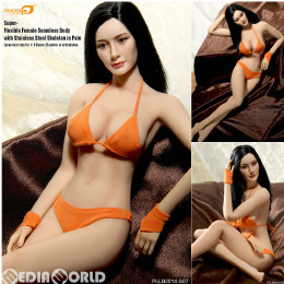 [DOL](再販)1/6 女性シームレスボディ ステンレススティールスケルトン ラージバスト ペール(NEWヘッド) ドール用素体(PLLB2014-S07) ファイセン・リミテッド