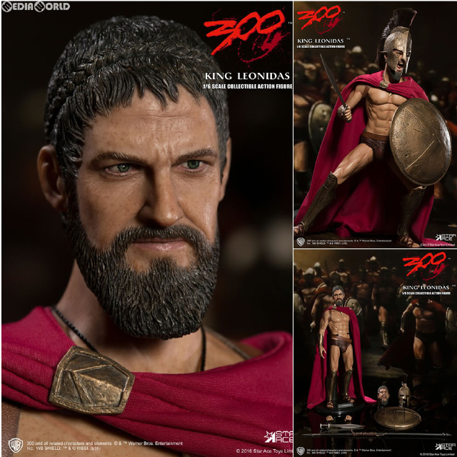 [FIG] マイフェイバリットムービーシリーズ 1/6 キング・レオニダス 300(スリーハンドレッド) コレクタブルアクションフィギュア スターエーストイズ