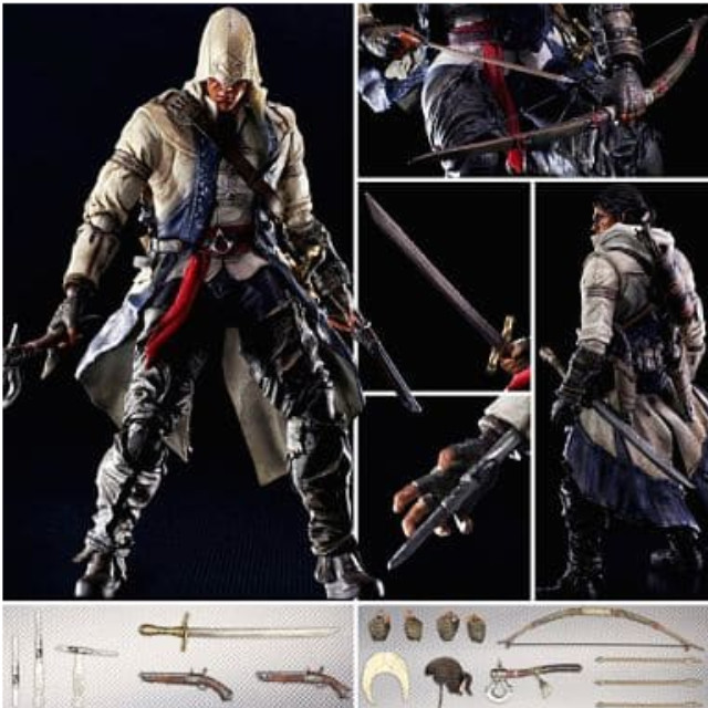 [FIG]PLAY ARTS改 -KAI-(プレイアーツ改) コナー ASSASSIN`S CREED III(アサシン クリード3) NONスケール完成品フィギュア スクウェア・エニックス