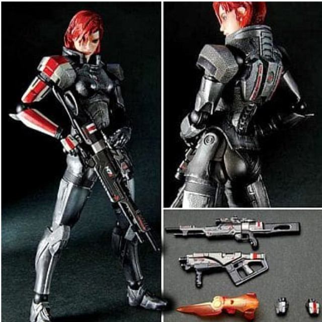 [FIG]PLAY ARTS改 -KAI-(プレイアーツ改) シェパード少佐 Female MASS EFFECT3(マスエフェクト3) NONスケール完成品フィギュア スクウェア・エニックス