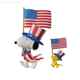 [FIG]ウルトラディテールフィギュア No.320 UDF PEANUTS(ピーナッツ) シリーズ5 U.S.A. SNOOPY & WOODSTOCK(スヌーピー&ウッドストック) 完成品 フィギュア メディコム・トイ
