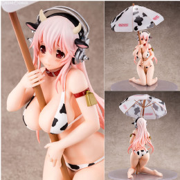 [FIG]すーぱーそに子 ホルスタインビキニdeストローフィギュア そにアニ -SUPER SONICO THE ANIMATION- 1/7 完成品 フィギュア ジェンコ