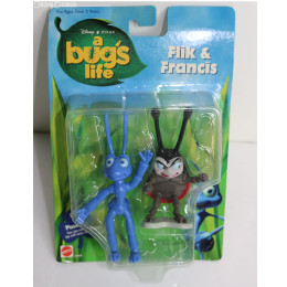 [FIG]Flik & Francis(フリック&フランシス) a bug's life(バグズライフ) 完成品 フィギュア マテル