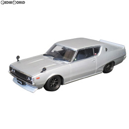 [買取]1/43 DISM No.169 KGC110 ケンメリスカイライン カスタムスタイル(シルバーメタリック) 完成品 ミニカー アオシマ