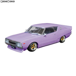 [買取]1/43 DISM No.170 KGC110 ケンメリスカイライン カスタムスタイル(パープル) 完成品 ミニカー アオシマ