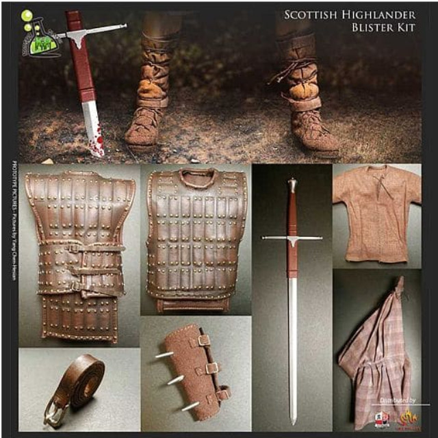 [FIG]1/6用 スコティッシュ ハイランダー コスチュームセット フィギュア コースティック・プラスティック(KausticPlastik)
