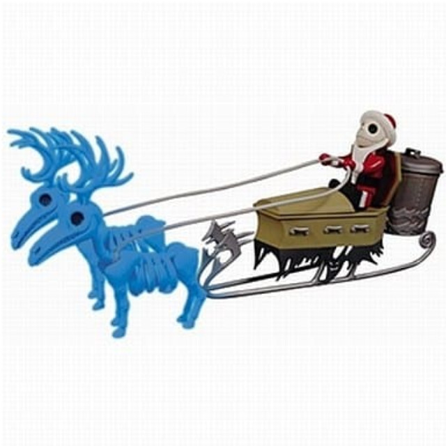 [FIG]KUBRICK(キューブリック) No.303 SANTA JACK REINDEER(BLUE G.I.D.ver.) SLED & SCARRY TEDDY SET ナイトメアー・ビフォア・クリスマス 完成品 可動フィギュア メディコム・トイ