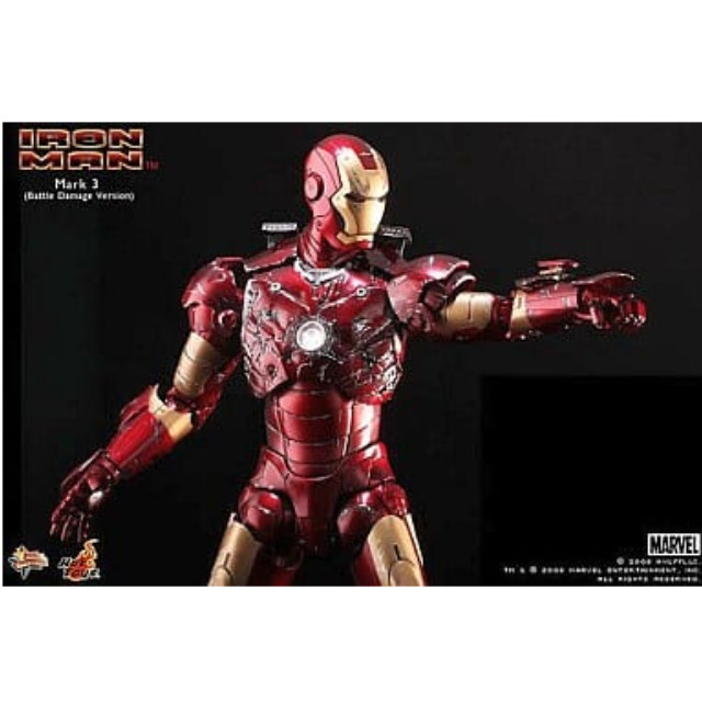 [FIG]アイアンマン マークIII バトルダメージVer.「アイアンマン」1/6コレクタブルフィギュア ホットトイズ