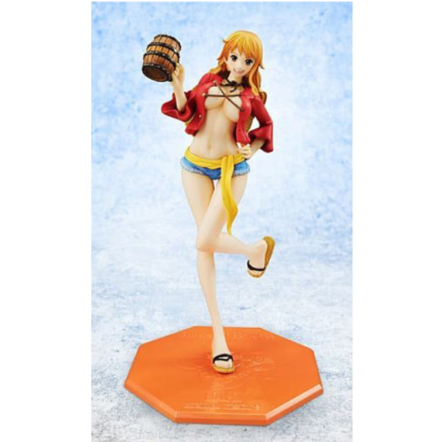 [FIG]ナミMUGIWARA Ver.2[KANPAI!!] 「ワンピース」 Portrait.Of.Pirates ワンピースLIMITED EDITION ジャンプキャラクターズストア限定 フィギュア メガハウス