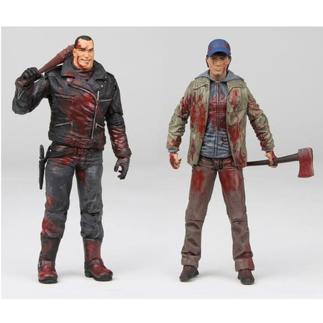 [FIG]ニーガン&グレン 2PK(2体セット) ブラッディver. 「ウォーキング・デッド」 アクションフィギュア スカイバウンドエンターテイメント