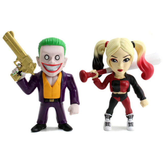 [FIG]ハーレイ・クイン オルタネイティブver.&ジョーカー ボス版 「スーサイド・スクワッド」 メタルズ ダイキャスト ツインパック 4インチ フィギュア ジャダトイズ