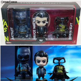 [FIG]ブルース・ウェイン&バットスーツ&ロビン・コスチューム 「バットマン VS スーパーマン ジャスティスの誕生」 コスベイビー サイズS フィギュア ホットトイズ
