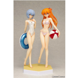 [FIG]EVANGELION STORE限定 BEACH QUEENS(ビーチクイーンズ) 綾波レイ&惣流・アスカ・ラングレー コミックVer.セット【パールカラー edition】 1/10 フィギュア ウェーブ(WAVE)