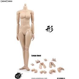 [FIG]1/6 女性素体 プラスチックジョイント サンタン ラージバスト ドール用素体(ST-92003C) ポップトイズ