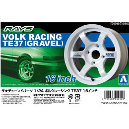 [PTM](再販)ザ・チューンドパーツ No.11 1/24 ボルクレーシング TE37 16インチ プラモデル アオシマ