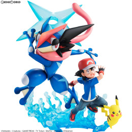 [FIG]G.E.M.シリーズ サトシ&ピカチュウ&サトシゲッコウガ ポケットモンスター 完成品 フィギュア メガハウス