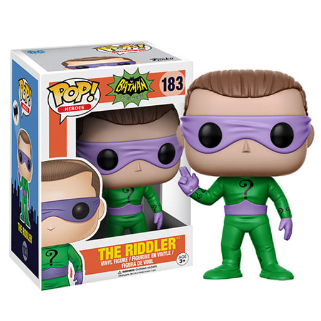 [FIG]リドラー(1966年TVシリーズ) 「バットマン」 POP! DC Series #183 FUNKO/ホットトイズ