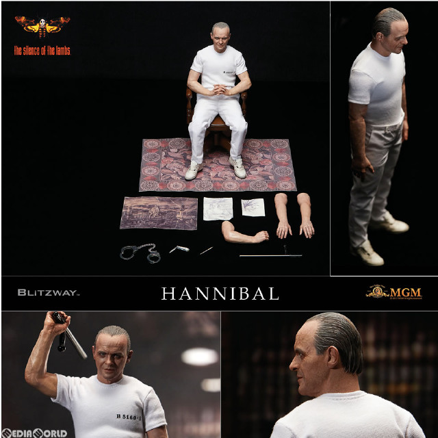 [FIG] プレミアム・アルティメイト・マスターピース アンソニー・ホプキンス as ハンニバル・レクター 白囚人服 Ver. 羊たちの沈黙 1/6フィギュア(BW-UMS 10301) ブリッツウェイ