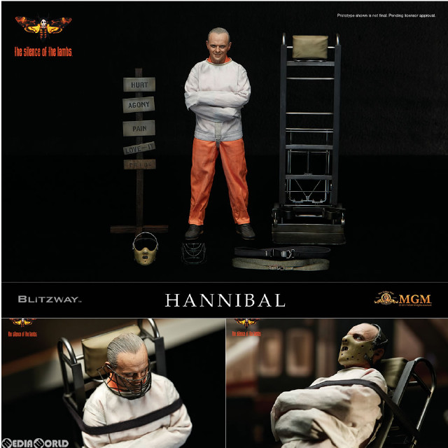 [FIG] プレミアム・アルティメイト・マスターピース アンソニー・ホプキンス as ハンニバル・レクター 拘束衣 Ver. 羊たちの沈黙 1/6フィギュア(BW-UMS 10302) ブリッツウェイ