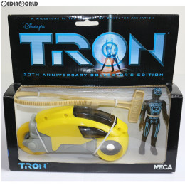 [FIG]Yellow Light Cycle with Tron Figure(イエローライトサイクル アラン・ブラッドリー) 20th Anniversary Collector's Edition TRON(トロン) 完成品 フィギュア ネカ