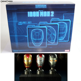 [FIG]SDCC2011 コミコン限定 アイアンマン2/ アイアンマン and ウォーマシン ヘルメット 1/3 レプリカ 3PK フィギュア サイドショウ