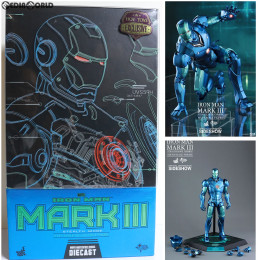 [FIG]MARVEL原宿ポップアップストア限定 ムービー・マスターピース DIECAST アイアンマン・マーク3(ブルー・ステルス版) 1/6スケールフィギュア(MM#314D12) ホットトイズ